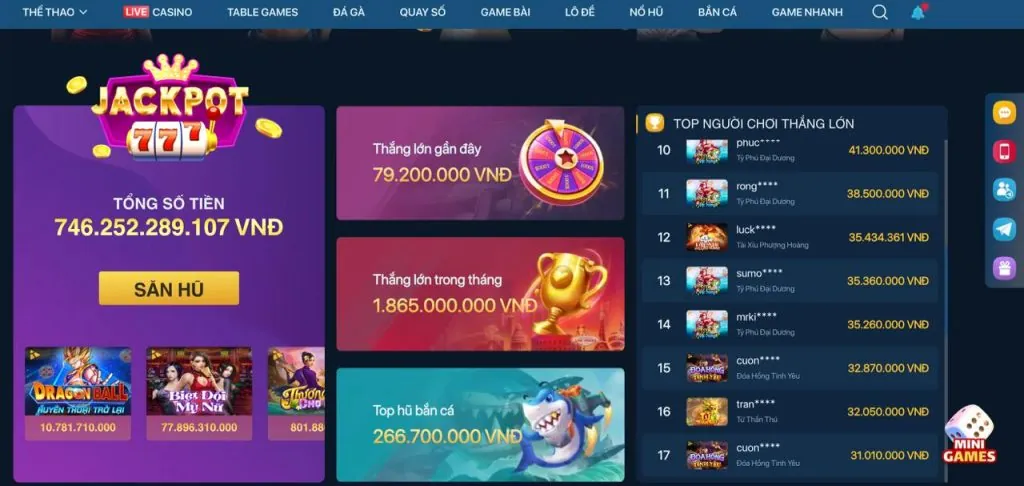 Cá cược thể thao hh88 nổ hũ